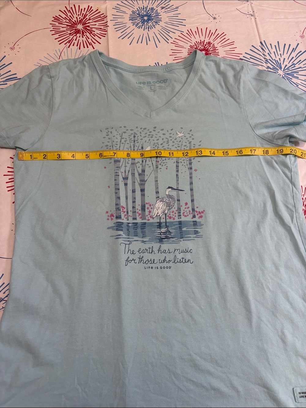 LADIES LIFE IS GOOD CRUSHER TEE - Picture 4 of 7